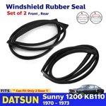 Windshield Weatherstrip Rubber Pair Fits Datsun 1200 KB110 2D Coupe 1970-73 E06. Fixed Price $164.98.