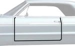 1963-64 Impala Electra Wildcat; Frame Weatherstrip Seal; 2-DOOR Hardtop;. Fixed Price $69.99.
