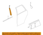 Gm Oem 08-15 Captiva Sport,vue Rear Door Exterior Trim-applique Panel 95238093. Fixed Price $78.24.