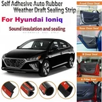 Door Rubber Seal Strips Weather Trim Wind Noise Reduction Kit For Hyundai Ioniq. Fixed Price $59.98.