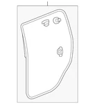Genuine Honda Seal Rear Door Opening *NH686L* (warm Gray) 72855-SZA-A01ZB. Fixed Price $125.18.