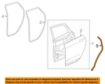 Gm Oem 17-23 XT5 Door Components-rear W'strip 23198120. Fixed Price $55.79.