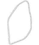 Genuine Gm Door Weather-strip 42885302. Fixed Price $27.39.
