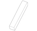 Genuine Nissan Door Shell Seal 80816-7BA0A. Fixed Price $14.64.