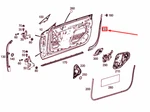 Mercedes-benz Coupe C238 Front Left Door Seal A2387272100. Fixed Price $56.32.