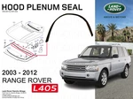 Genuine Land Rover Seal Hood Plenum Range 03-12 LR018823. Fixed Price $68.29.