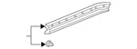 Genuine Honda Door Shell Seal 72867-S9V-A01. Fixed Price $85.66.