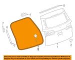 Gm Oem 18-23 Traverse Lift Gate Hardware-body W'strip 84470366. Fixed Price $100.27.
