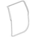 Genuine Gm Rear Passenger Side Door Weatherstrip 84741730. Fixed Price $91.90.