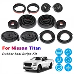 For Nissan Titan Door Rubber Seal Strip Weather Draft Wind Noise Reduction Kit. Fixed Price $59.22.