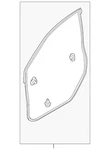 Genuine Honda Door Weather-strip 72350-T1W-A11. Fixed Price $117.12.