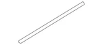 Genuine Audi Door Window Belt Weatherstrip 80A-839-480. Fixed Price $129.87.
