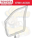 Toyota Avalon Front Passenger Door Weatherstrip 67861-AC020 Fits 2000-2004. Fixed Price $106.89.