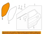 Ford Oem 15-19 Mkc Rear Door Components-w'strip Body EJ7Z78253A10A. Fixed Price $67.39.