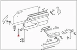 Genuine Mercedes Slc C107 R107 Mounting Rail Bottom A1077270072. Fixed Price $130.22.