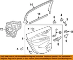 Gm Oem 18-20 Regal Sportback Rear Door Interior Trim-belt W'strip 13463904. Fixed Price $30.12.