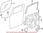 Genuine Oem Mopar Rear Door Seal For Ram 1500 2500 3500 55372136AH. Fixed Price $178.24.