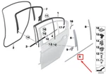 Bmw F30 Rear Right Door Outer Channel Seal 51357496142 No Duty To. Fixed Price $115.03.